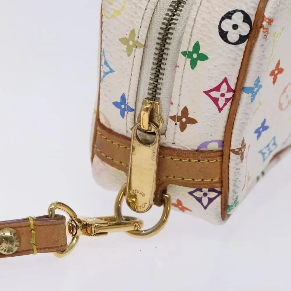 Louis Vuitton Monogram Multicolor Trousse Wapity White Pouch